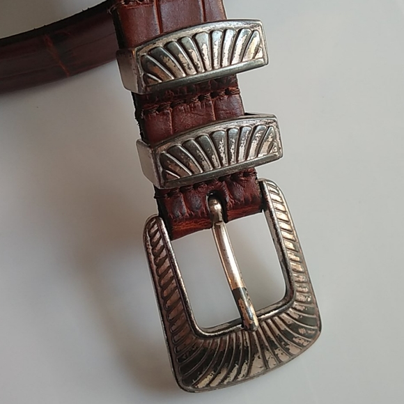 Tulliani Vintage Brown Leather Belt Size 44 main image 9